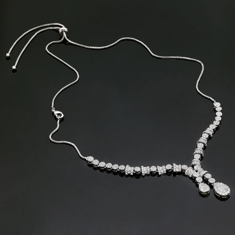 Famous Brand 4 Piece Bridal Zirconia Complete Jewelry Set for Women Party, Banquet Cubic Zirconia Crystal Wedding Jewelry Set