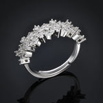 Famous Brand 4 Piece Bridal Zirconia Complete Jewelry Set for Women Party, Banquet Cubic Zirconia Crystal Wedding Jewelry Set