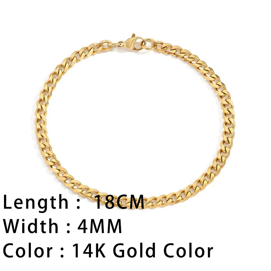  Discover timeless snake chain bracelets designed for women, featuring a trendy gold-plated stainless steel Cuban chain bracelet. Perfect for gifting to stylish women who appreciate quality jewelry.