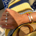 Star ring for girl women open adjusted size fashion trendy jewelry