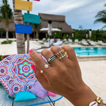 Star ring for girl women open adjusted size fashion trendy jewelry