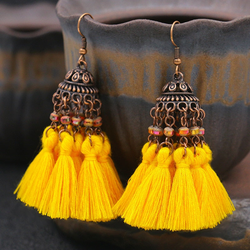 Bohemian Long Dangle Earrings