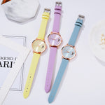 Moon Numbers Dial Bracelet Watches Set