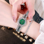 Full Diamond Women Starry Sky Flower Dial Quartz Watch