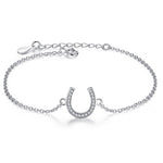 Fashion Silver Heart Charms Bracelet Bangle