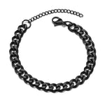 Crafted with the utmost precision and care, this Stainless Steel Bracelet in Punk style looks stunning on any man. Round shape, metal material, and Link Chain type add to the allure of this timeless piece. An exquisite choice for fashion-forward men.