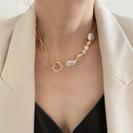 Magnificently crafted, this Round Choker Necklace is made from Alloy and Pearls. The perfect addition to any wardrobe, this Necklace adds an exquisite touch to any ensemble and is sure to make heads turn! Seize this beautiful item today to add a unique fashion statement to your look.