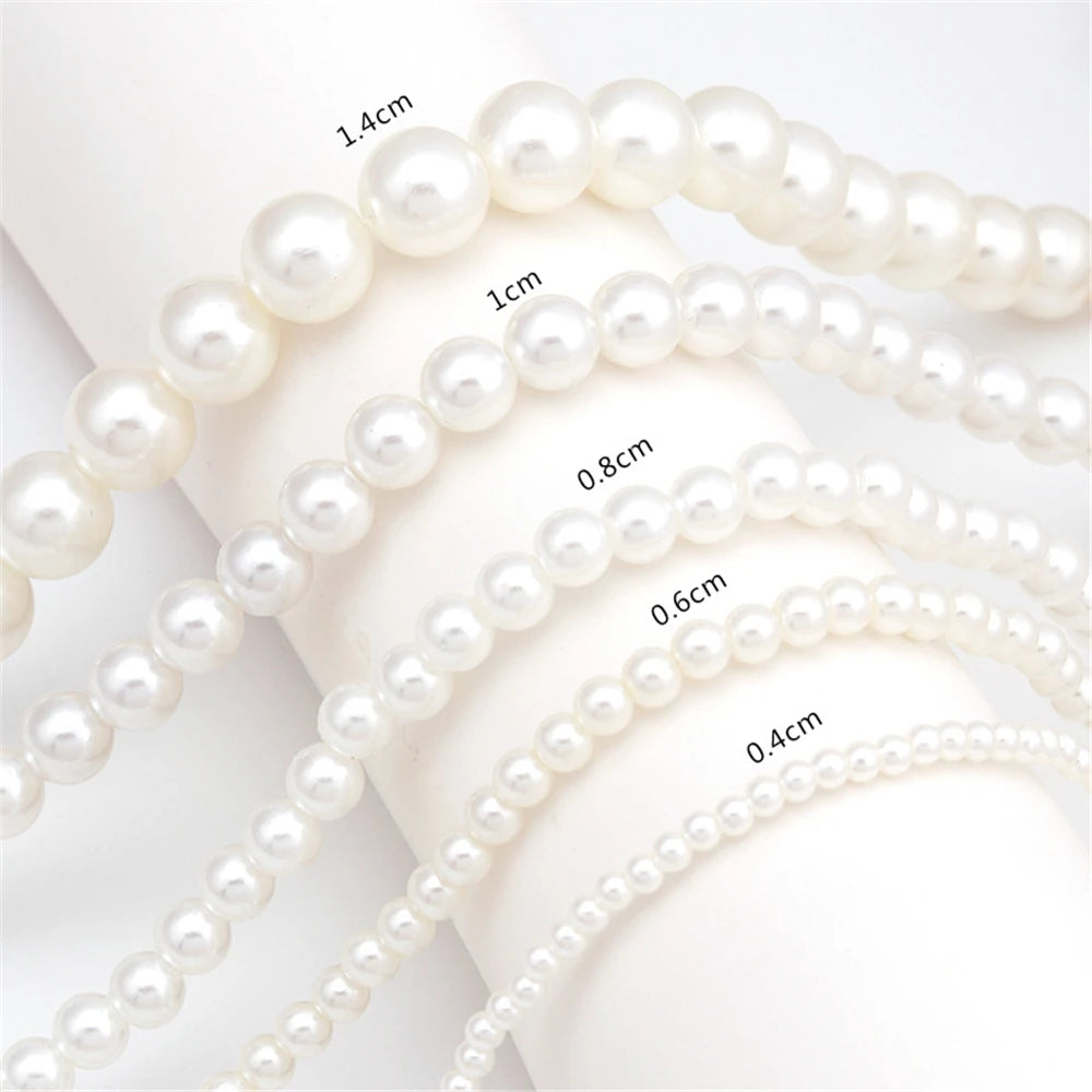 New Fashion Pearl Necklace Clavicle Chain For Elegant Women Gift Anniversary Wedding Neck Jewelry Love Pendant Gift