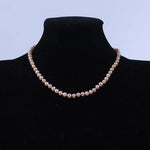 Fashion Charm Women Man-Made Jewellery Pearl Necklace Earring Set Wedding Costume Peal Jewelry