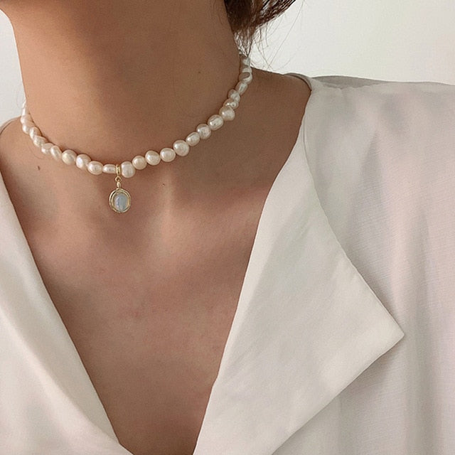 Magnificently crafted, this Round Choker Necklace is made from Alloy and Pearls. The perfect addition to any wardrobe, this Necklace adds an exquisite touch to any ensemble and is sure to make heads turn! Seize this beautiful item today to add a unique fashion statement to your look.
