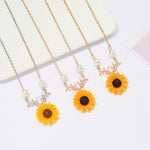 Cute Sunflower Necklace