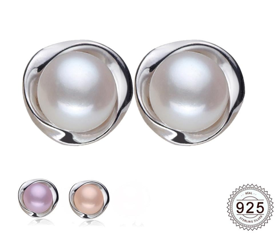 100% Genuine Natural Pearl Earrings