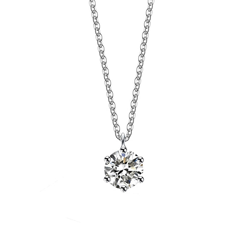 925 Sterling Silver AAA Zircon Necklace