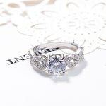 Fashion AAA Rhinestone Sterling Silver Ring