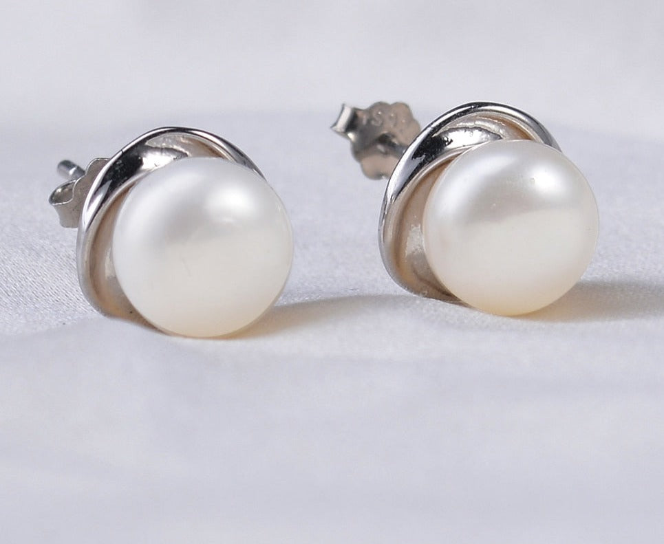 100% Genuine Natural Pearl Earrings