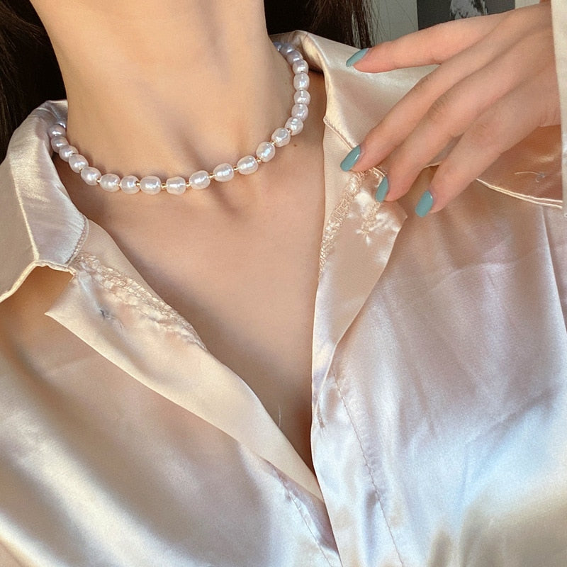 Magnificently crafted, this Round Choker Necklace is made from Alloy and Pearls. The perfect addition to any wardrobe, this Necklace adds an exquisite touch to any ensemble and is sure to make heads turn! Seize this beautiful item today to add a unique fashion statement to your look.