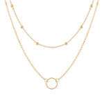 Thick Chain Toggle Clasp Necklace