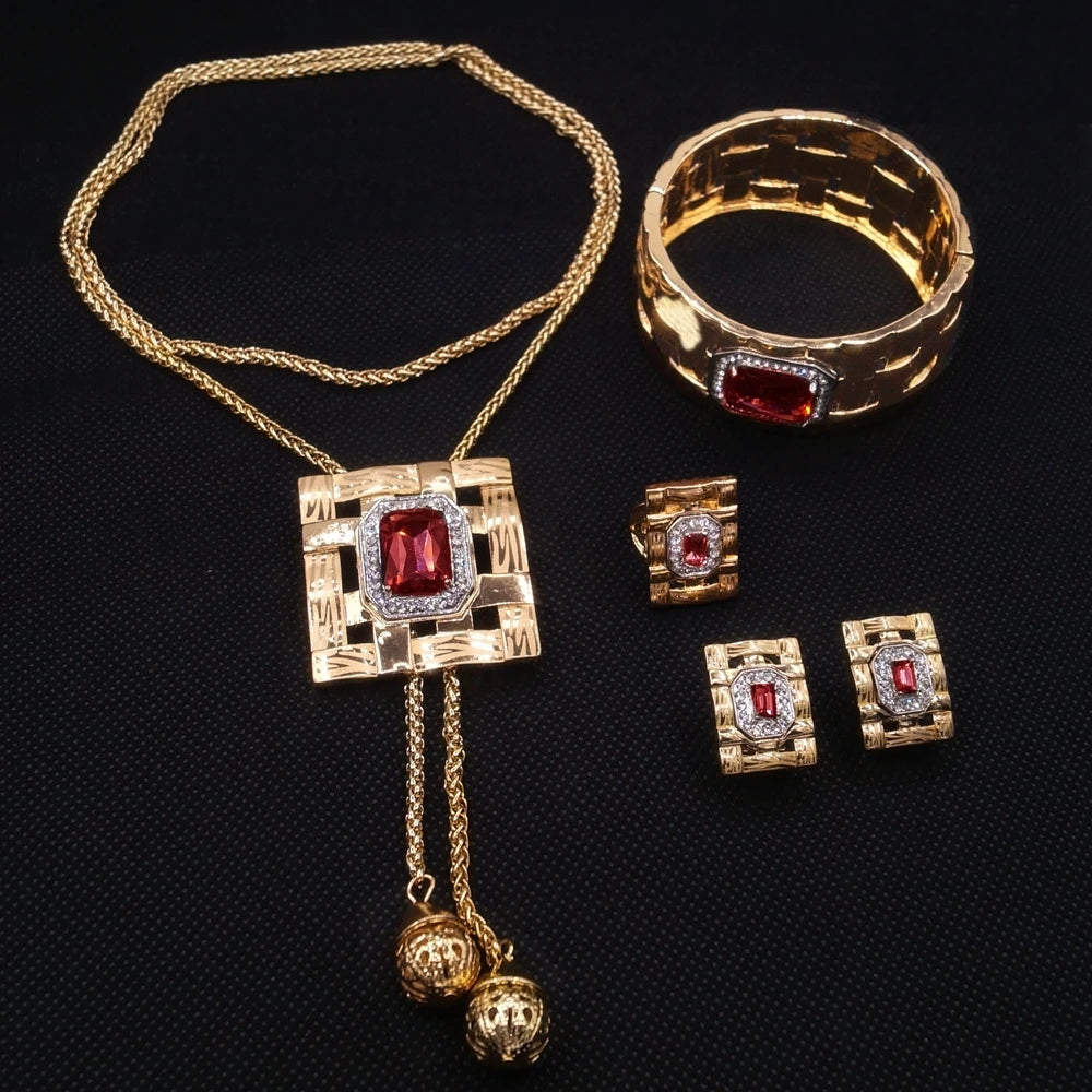 Explore our exquisite collection of costume jewelry inspired by African fashion, featuring stunning jewelry sets, long necklaces, and luxurious Dubai jewelry pieces.