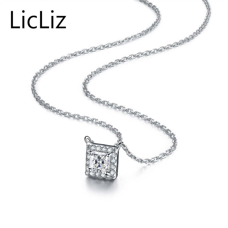 925 Sterling Silver Bar Pendant Chocker Necklace