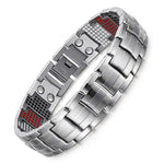 The latest trend in men's accessories with our popular fashion drop shipping bracelets and bangles. These charm Germanium magnetic power health titanium bracelets are set to be a hit in 2023.