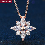 Crystal Snowflake Necklace