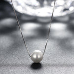 Natural Freshwater Pearl 925 Sterling Silver Necklace