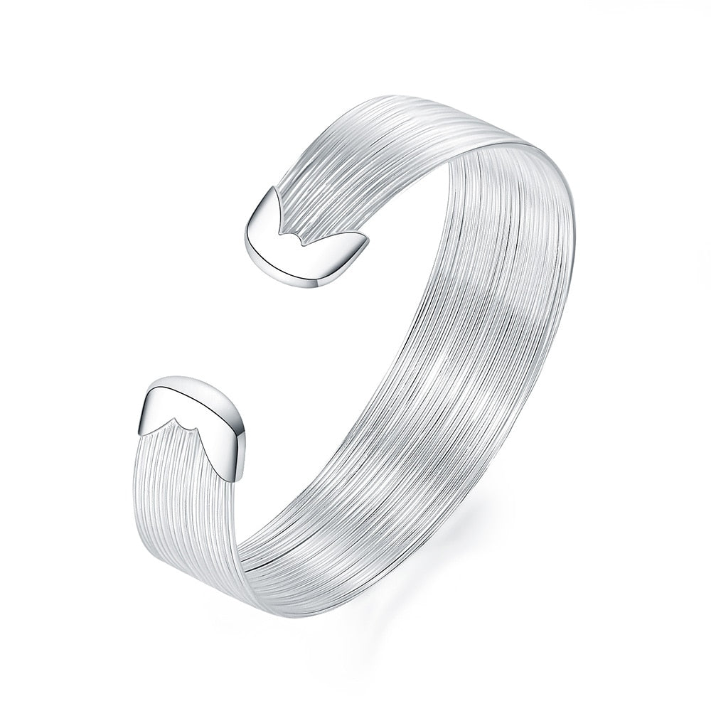 The magnificent Classic Double Round Head Bracelet is silver plated with Fashion flair, making it a must-have for any Unisex look! Don't miss out on these stunning Bangles!