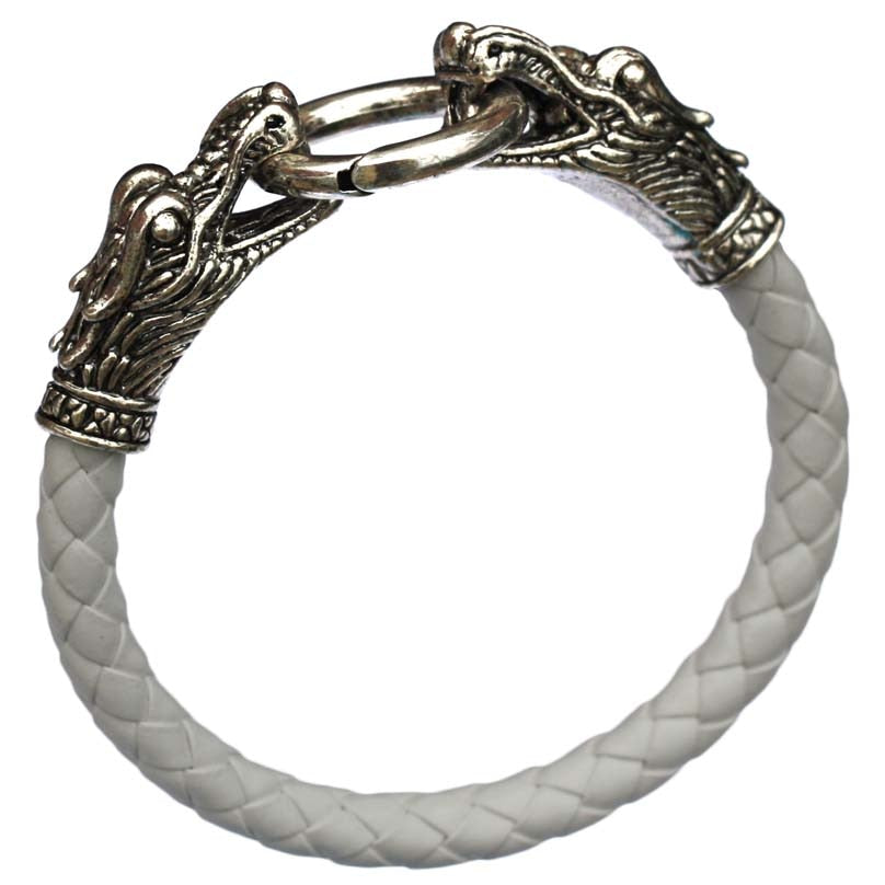 Dragon Black Leather Bracelet