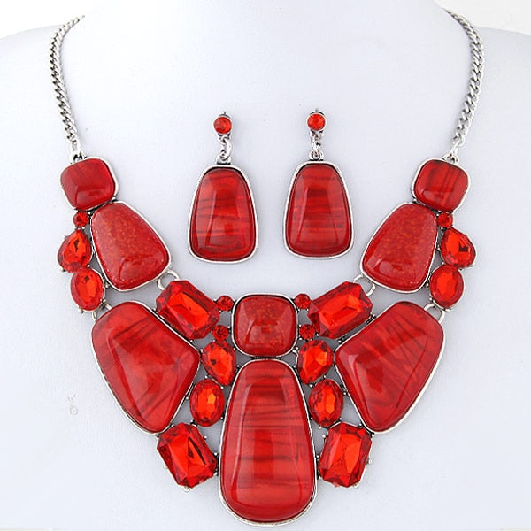 Multicolor Stone Jewelry Sets