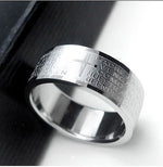 Bible Scripture Titanium Ring