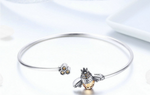 Stunningly crafted with exquisite 925 sterling silver, this Trendy Bee Bangle sparkles with beautiful Zircon stones! With a diameter of 6.5cm, this delightful piece is perfect for stylish women of any age! Look and feel your best wearing this exquisite piece of jewelry!