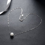 Natural Freshwater Pearl 925 Sterling Silver Necklace