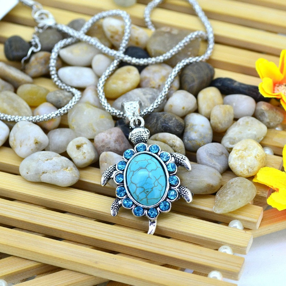 Turtle Tortoise Shaped Retro Necklace