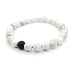 Handmade Black and White Beaded Bracelets