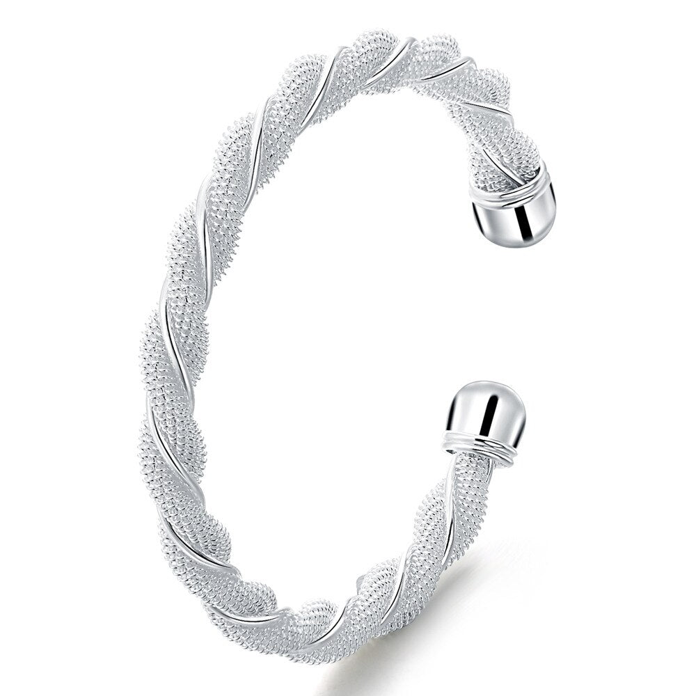 The magnificent Classic Double Round Head Bracelet is silver plated with Fashion flair, making it a must-have for any Unisex look! Don't miss out on these stunning Bangles!