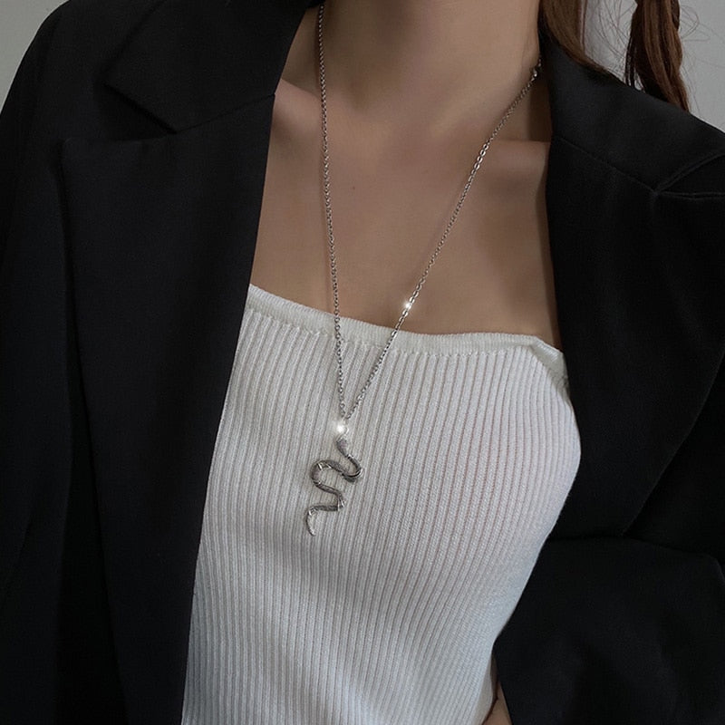 Snake Pendant  Necklace