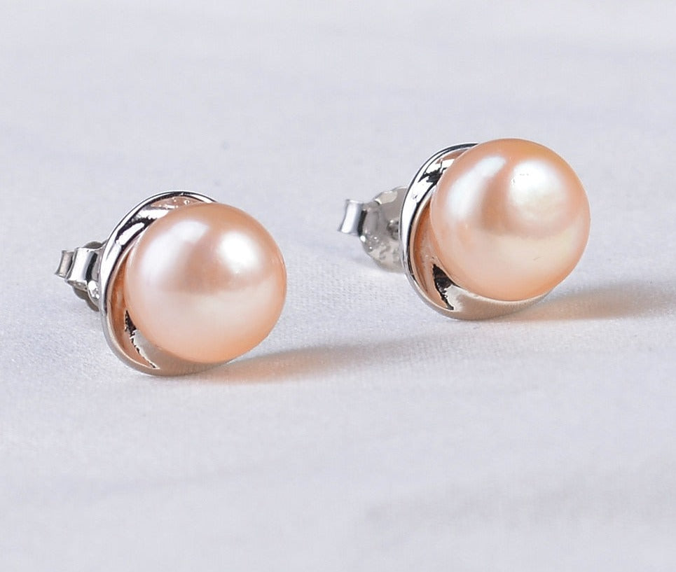 100% Genuine Natural Pearl Earrings