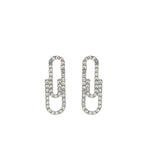 Paper Clip Pin Earrings