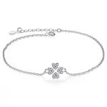 Fashion Silver Heart Charms Bracelet Bangle