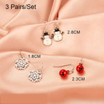 Trendy Statement Christmas Earrings