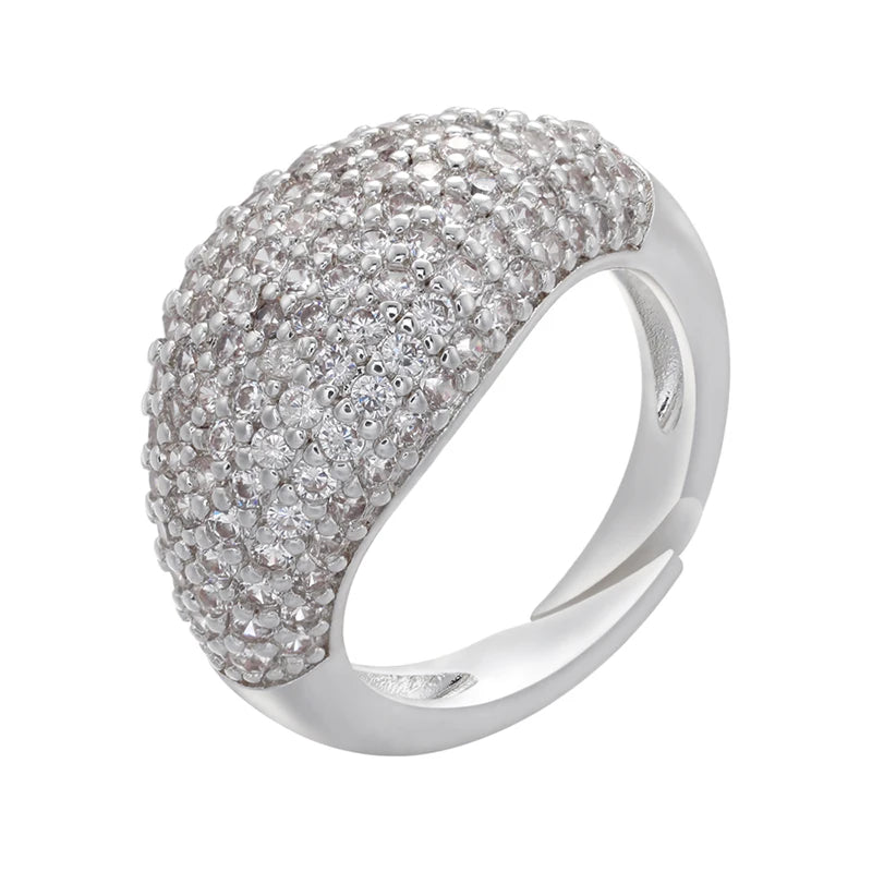 2025 NEW creative gold color Ring For Women rainbow rings women Finger Rings Fashion jewelry wholesale VJ77
