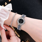 Full Diamond Women Starry Sky Flower Dial Quartz Watch