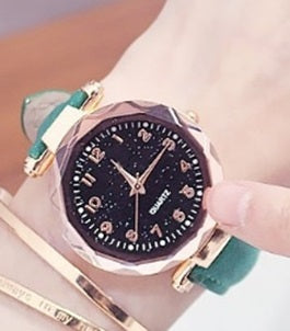 Rhinestone Romantic Starry Sky Women's WristWatch