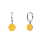  Gold Filled Hoop Drop Earrings Set for Women Ear Cuff Blue Zircon Enamel Dangle Earrings 2023 Fashion Jewelry Wholesale
