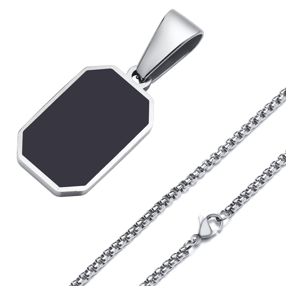 Geometric Square Necklace