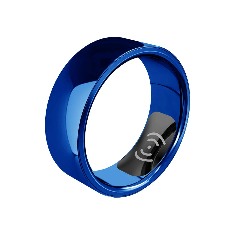 Enhance your fitness journey with the Smart Ring Activity Fitness Tracker, a stylish finger ring compatible with both IOS and Android devices. This innovative device not only monitors your heart rate, sleep patterns, blood oxygen levels, and blood pressure, but also makes for a perfect gift for women who value their health and well-being.