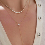 Newest Popular Fashion Double Layer Pendant Necklace For Women Clavicle Chain Luxury Jewelry Chokers Accessories Gift