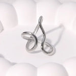 Stainless Steel Irregular Wave Rings for Women Men Creative Gold Color Adjustable Opening Ring Female Statement Jewelry Gifts