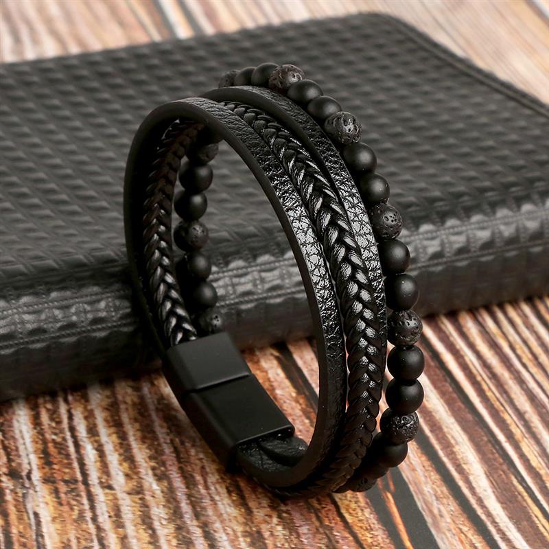 Classic High Quality Leather Bracelet