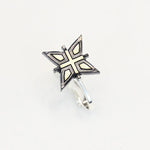 Game Genshin Impact Arlecchino Cosplay Earrings Women Fatui The Knave Ear Studs Clips Jewelry Accessories Gifts